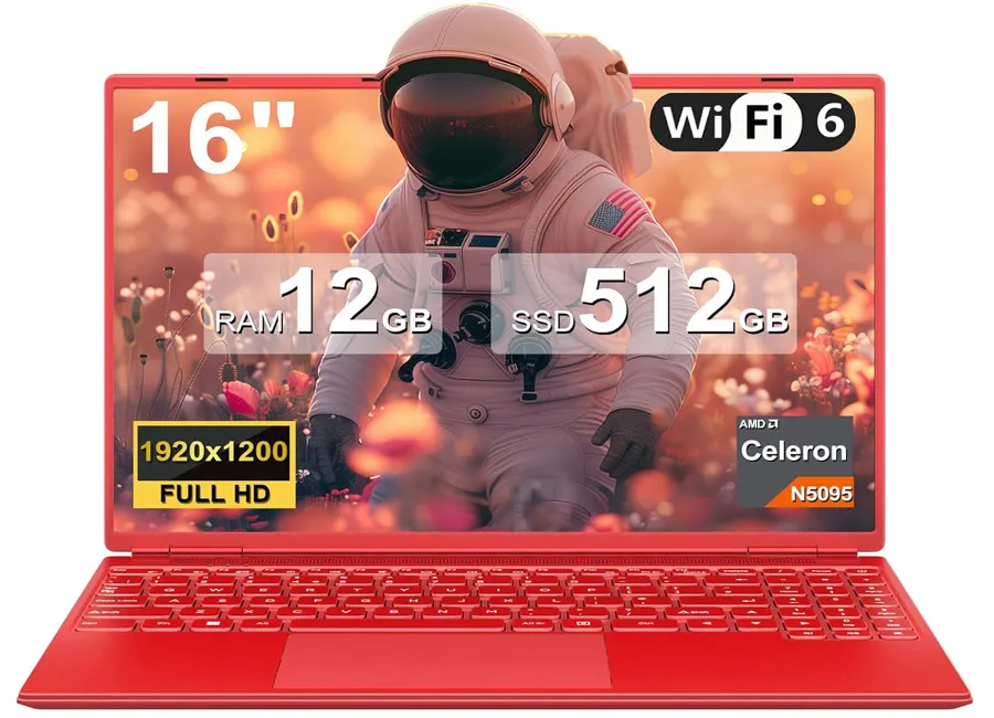Budget laptop product photo for comparison card