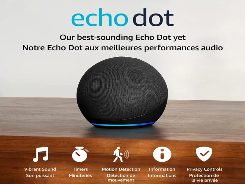 Amazon Echo Dot newest model in charcoal