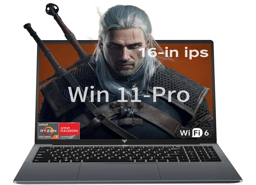 ACEMAGIC Ryzen 7 laptop product photo for comparison card