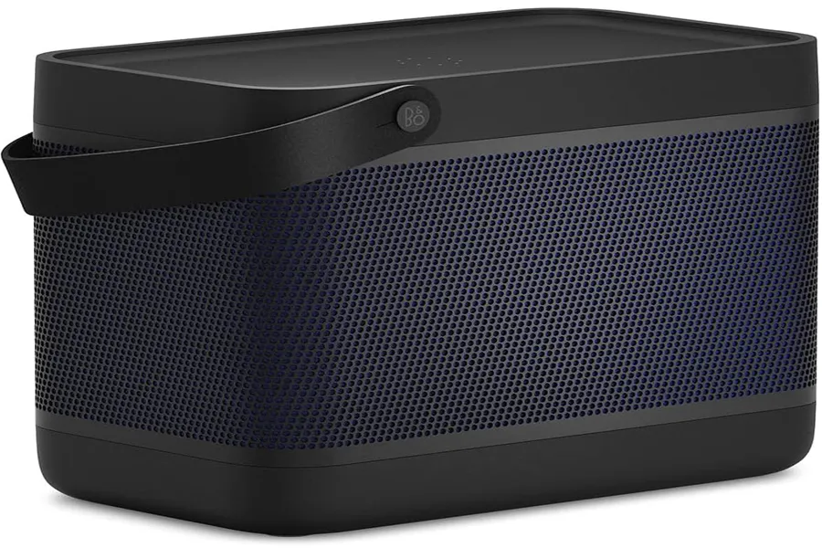 Bang and Olufsen Beolit 20 portable Bluetooth speaker with premium design for indoor and outdoor listening