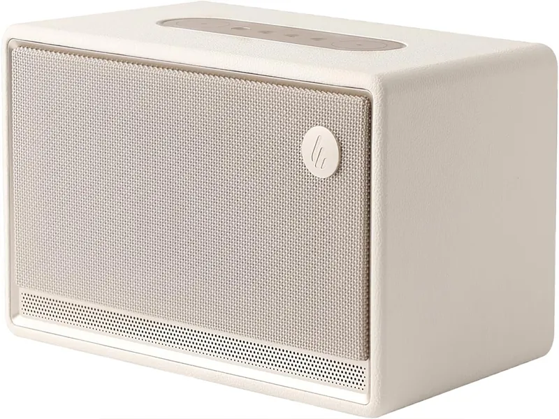 Edifier ES300 Bluetooth desktop speakers in ivory