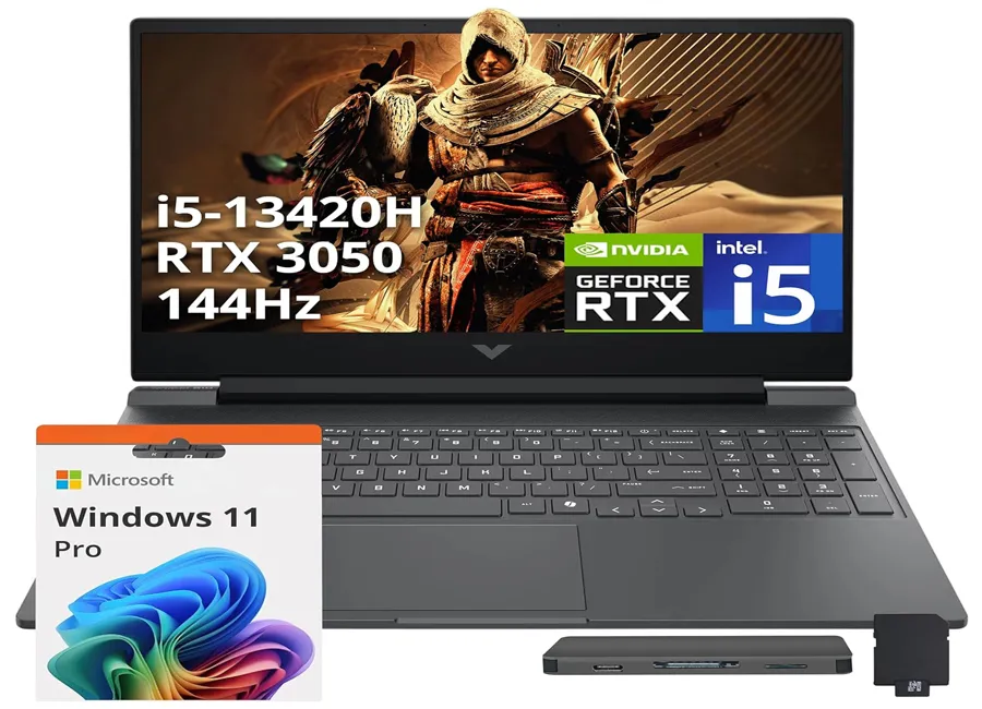 HP Victus gaming laptop product photo for comparison card