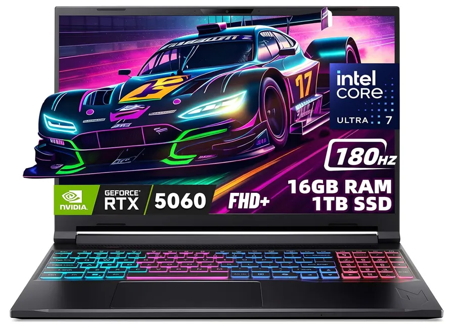 Acer Nitro gaming laptop product photo for comparison card
