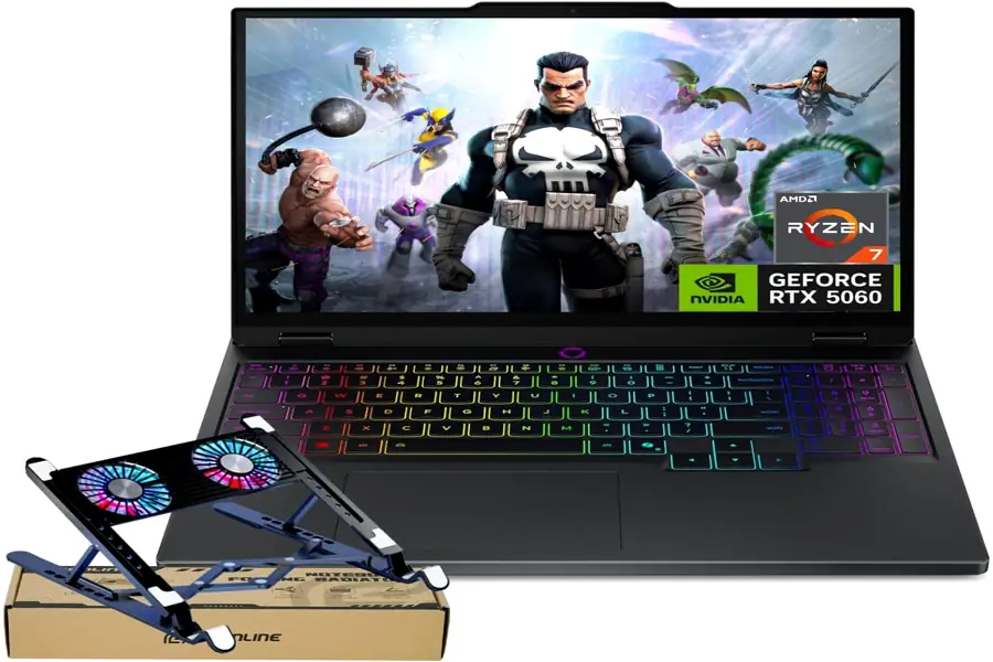 Lenovo Legion 5 gaming laptop product image for RTX 5060 option