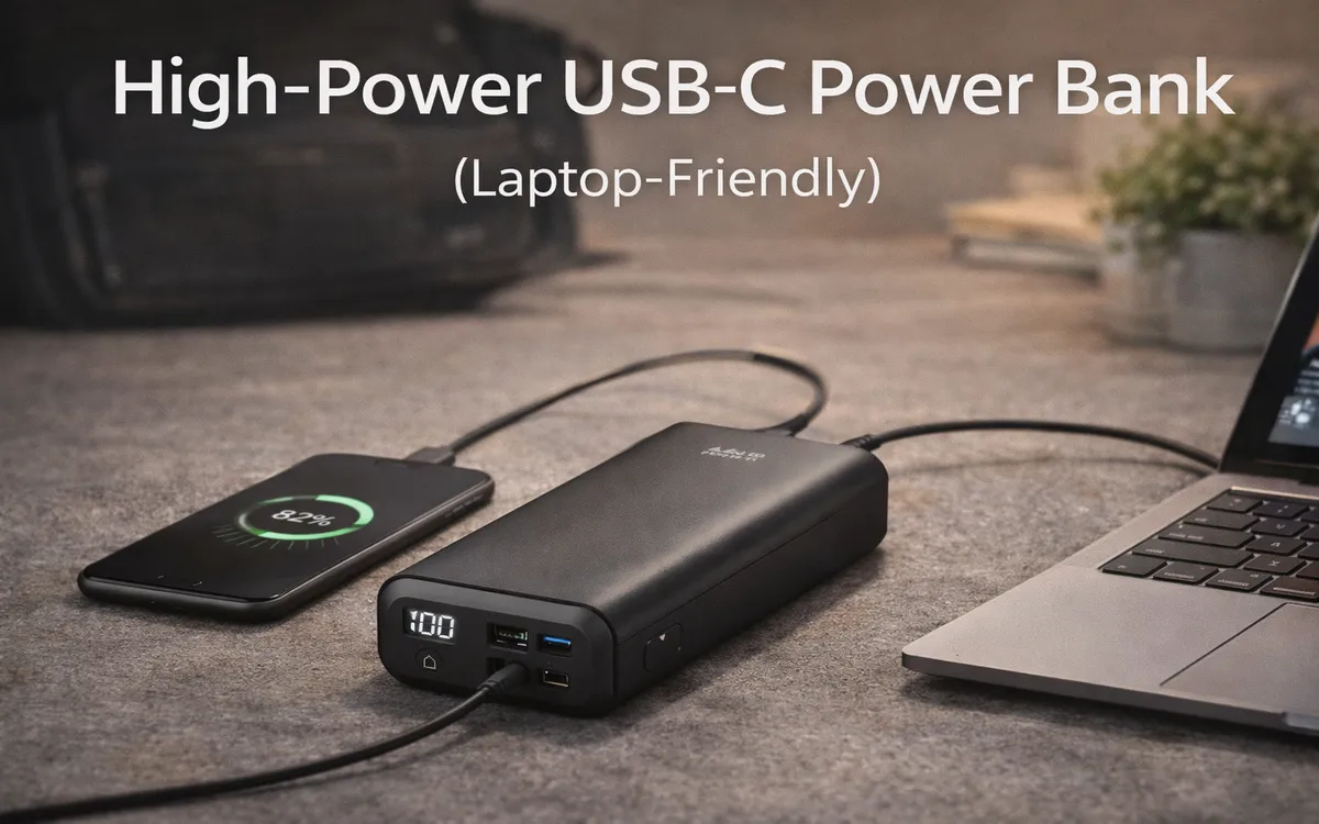 High power USB-C power bank