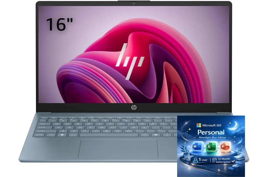 HP ultrabook option shown in a clean workspace