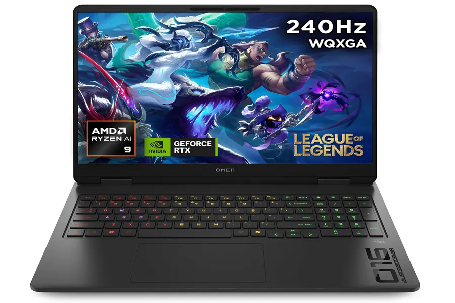 HP OMEN gaming laptop product photo for comparison