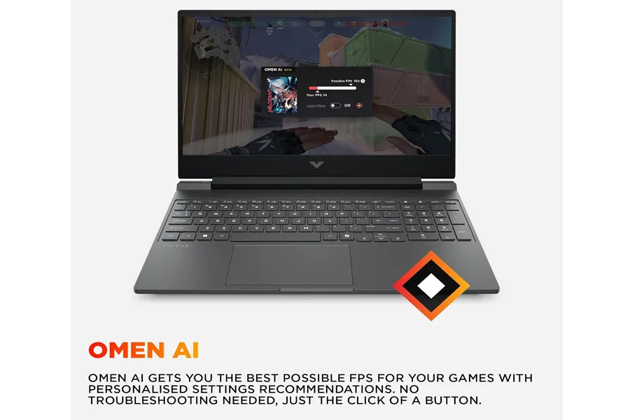 HP Victus gaming laptop alternative model product photo for comparison