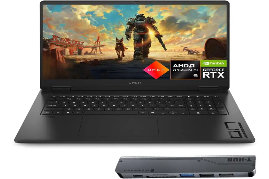 HP Omen RTX 5070 gaming laptop product image for AI gaming option