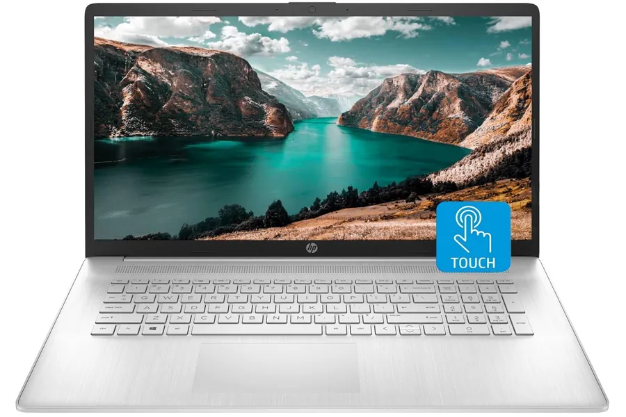 HP laptop option shown on a desk with clean lighting