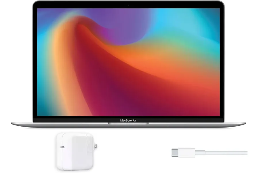Apple MacBook Air M1 option shown on a desk with clean lighting