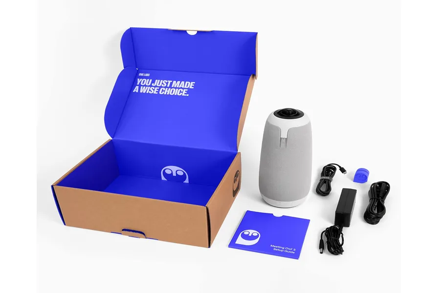 Refurbished Meeting Owl 3 360-degree smart video conference camera microphone speaker