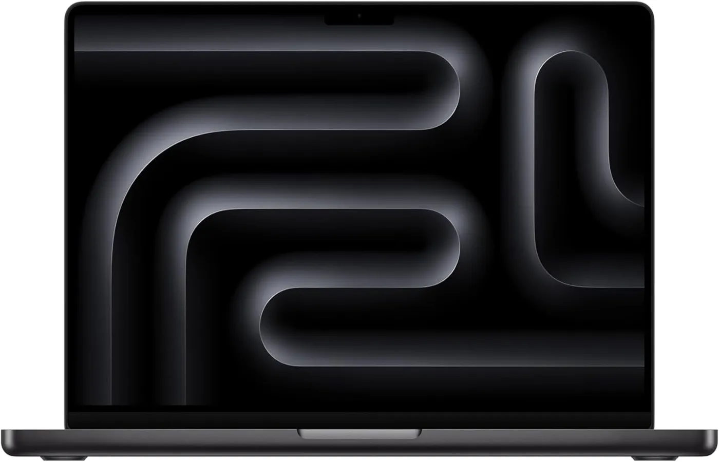 Apple MacBook Pro M5 in Space Black on a premium desk setup, professional laptop for work and creative tasks