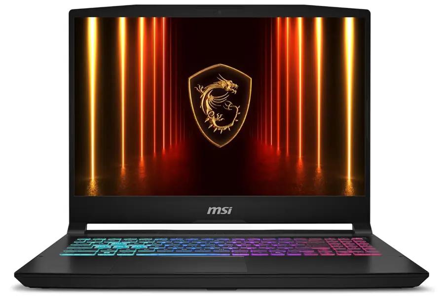 MSI Katana gaming laptop product image for RTX 5070 option