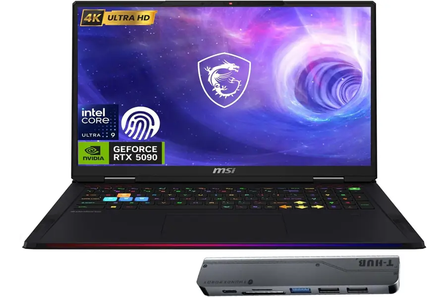 MSI Raider gaming laptop product image for extreme performance option