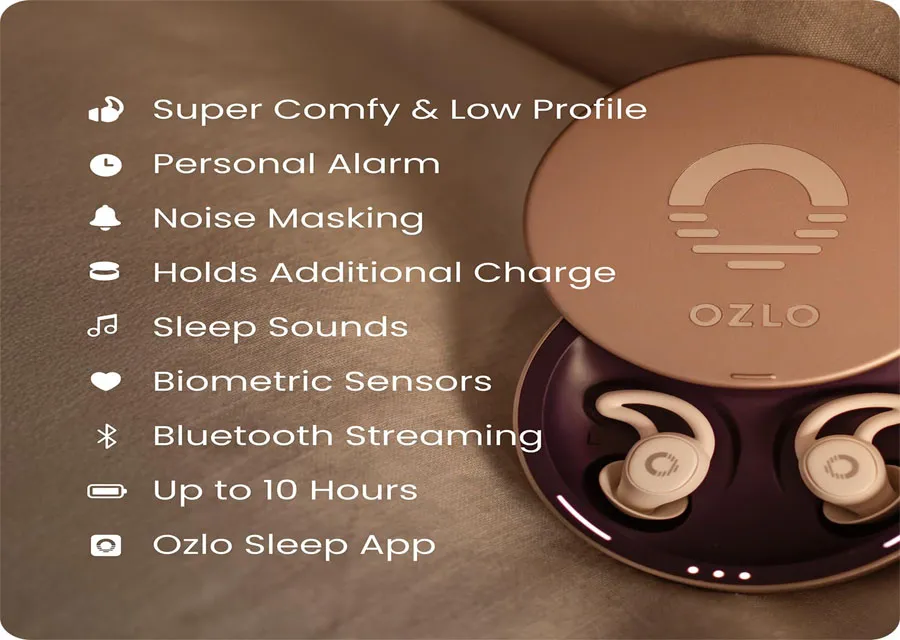 Ozlo Sleepbuds comfortable earbuds for sleeping product photo placeholder