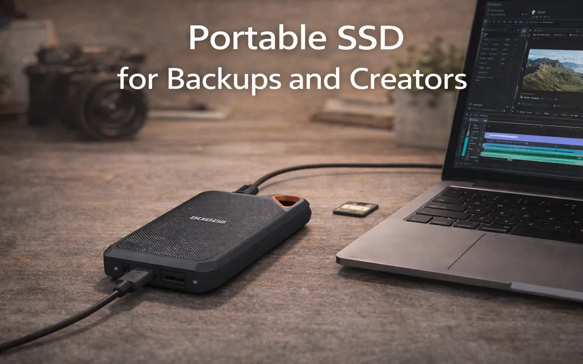 Portable SSD for backups and creators