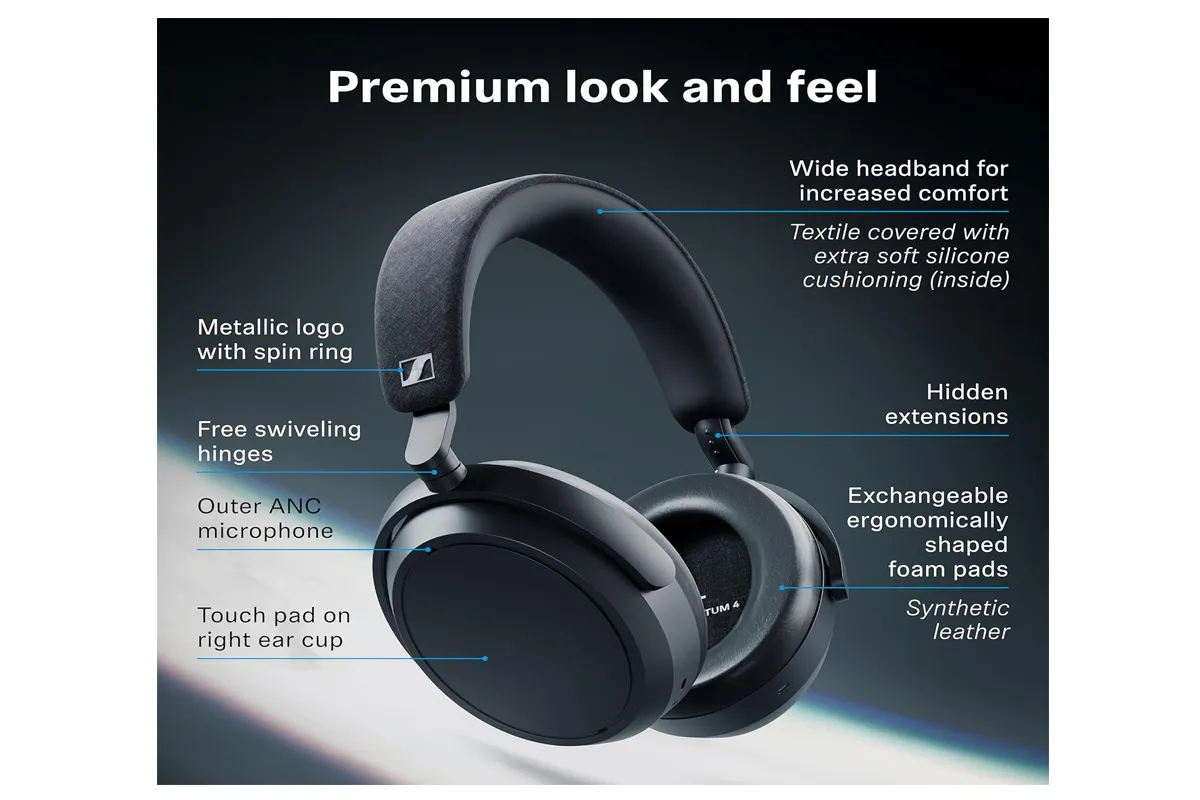 Sennheiser Momentum 4 black copper product image