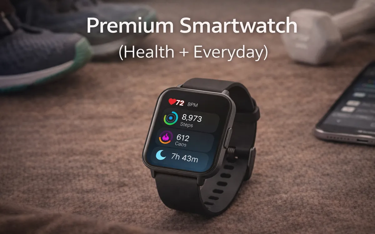 Premium smartwatch for health tracking