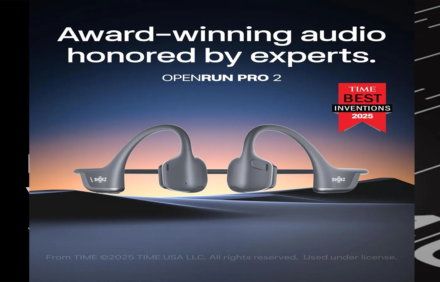SHOKZ OpenRun Pro 2 bone conduction open-ear sport headphones product card image