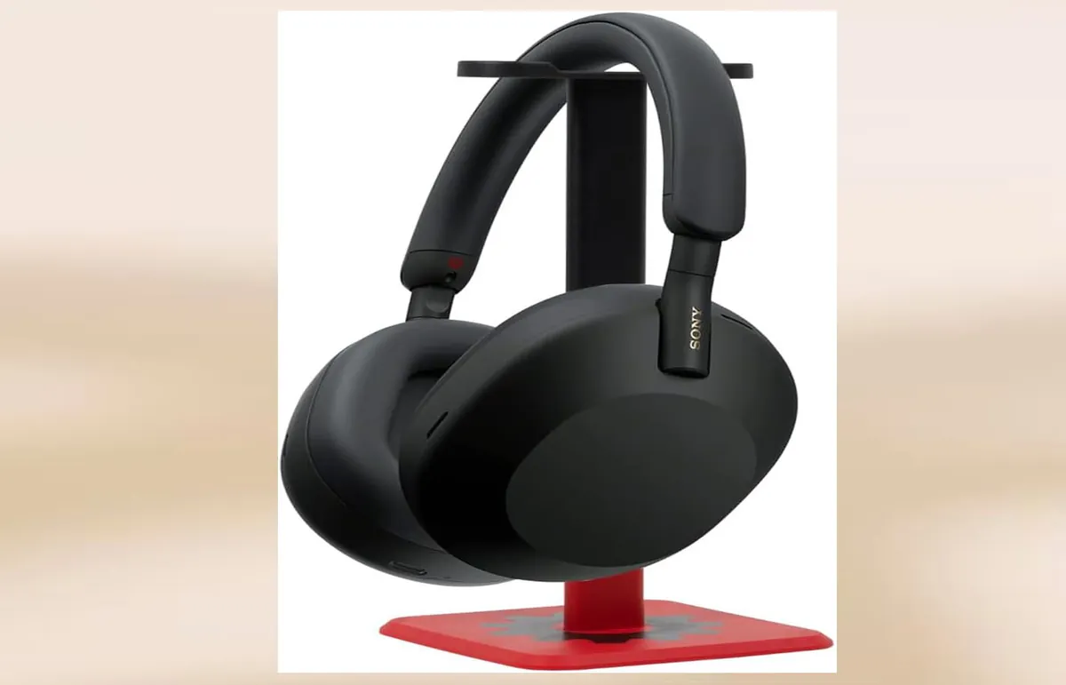 Sony WH-1000XM5 bundle with headphone stand product card image