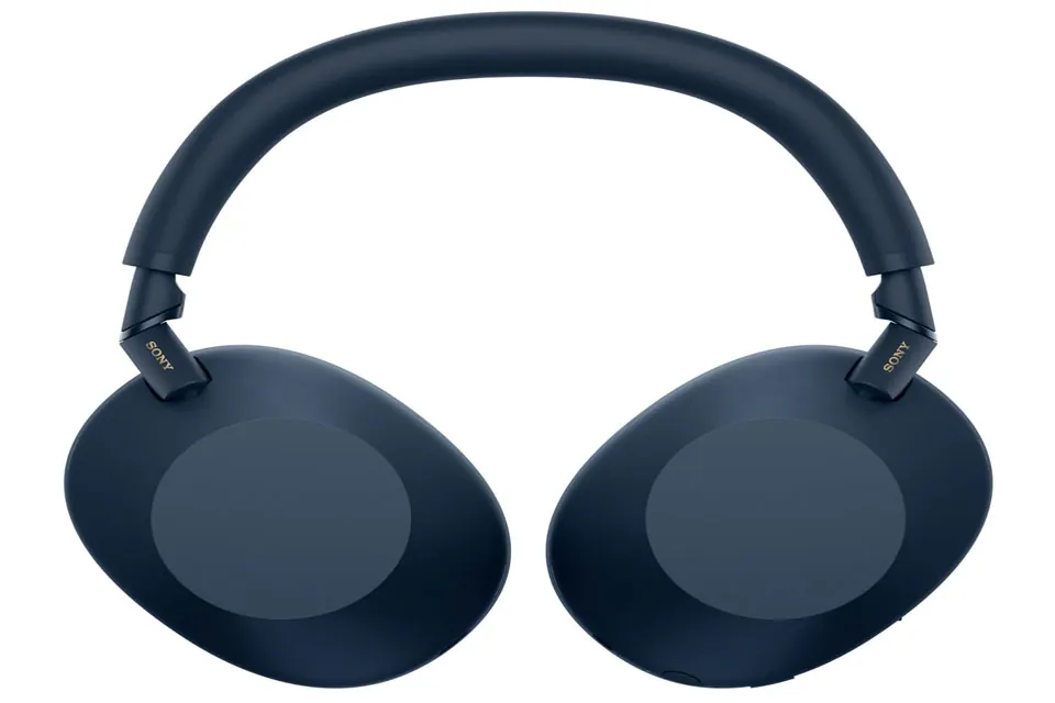 Close-up view of Sony WH-1000XM6 headphones showing premium build and controls