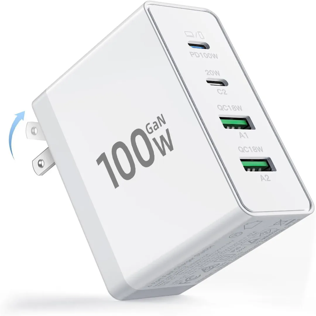 AMDV 100W 4-port GaN charger card image