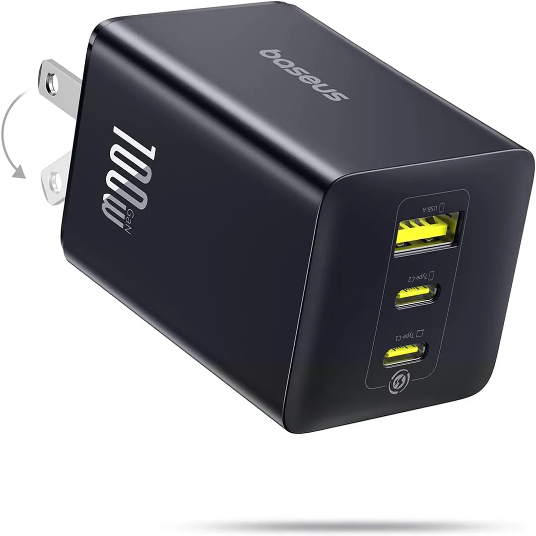 Baseus 100W USB-C charger block product card image