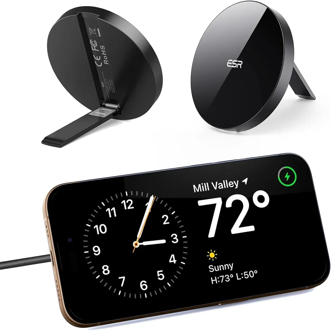 ESR HaloLock kickstand wireless charger for MagSafe black