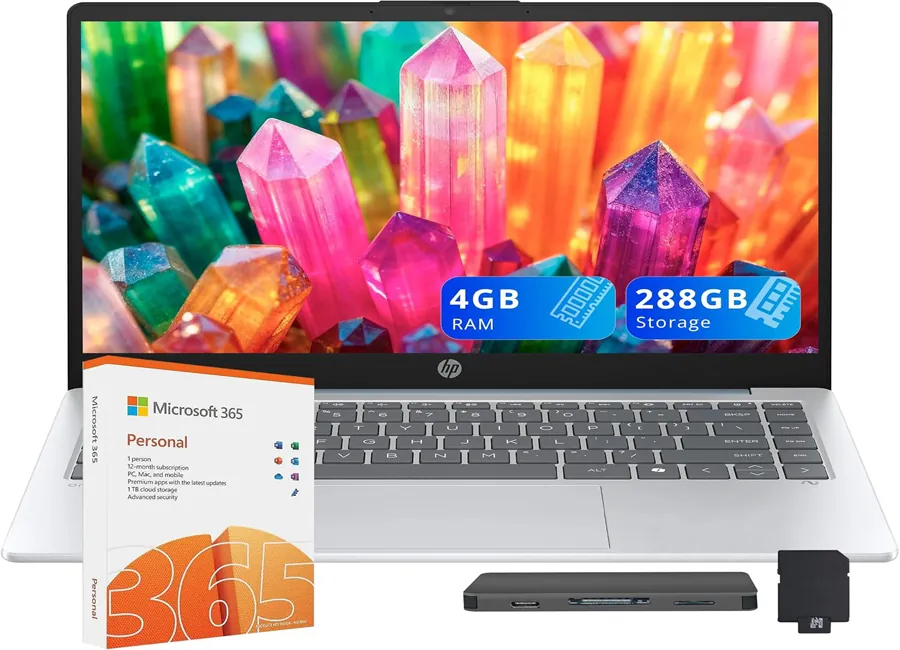 HP Stream laptop variant with AMD Athlon processor for basic productivity and browsing