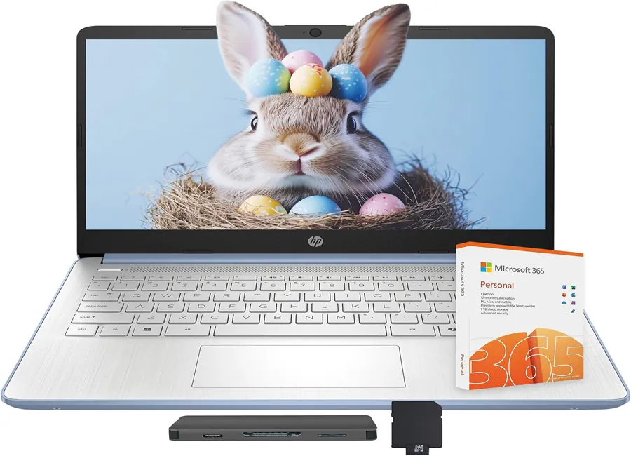 HP Stream laptop with AI Copilot for student productivity