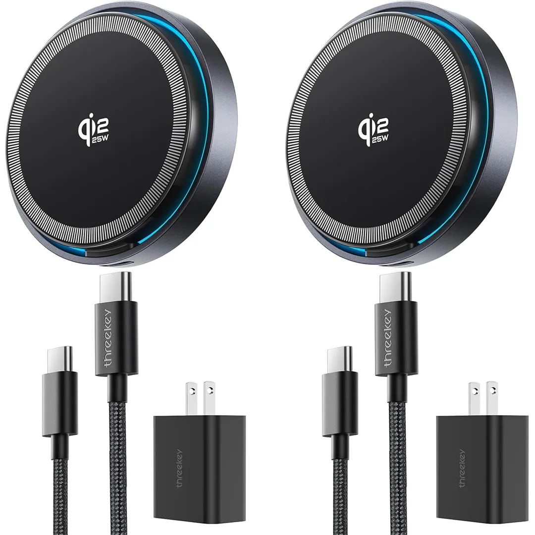 THREEKEY dual pack magnetic wireless charger product image