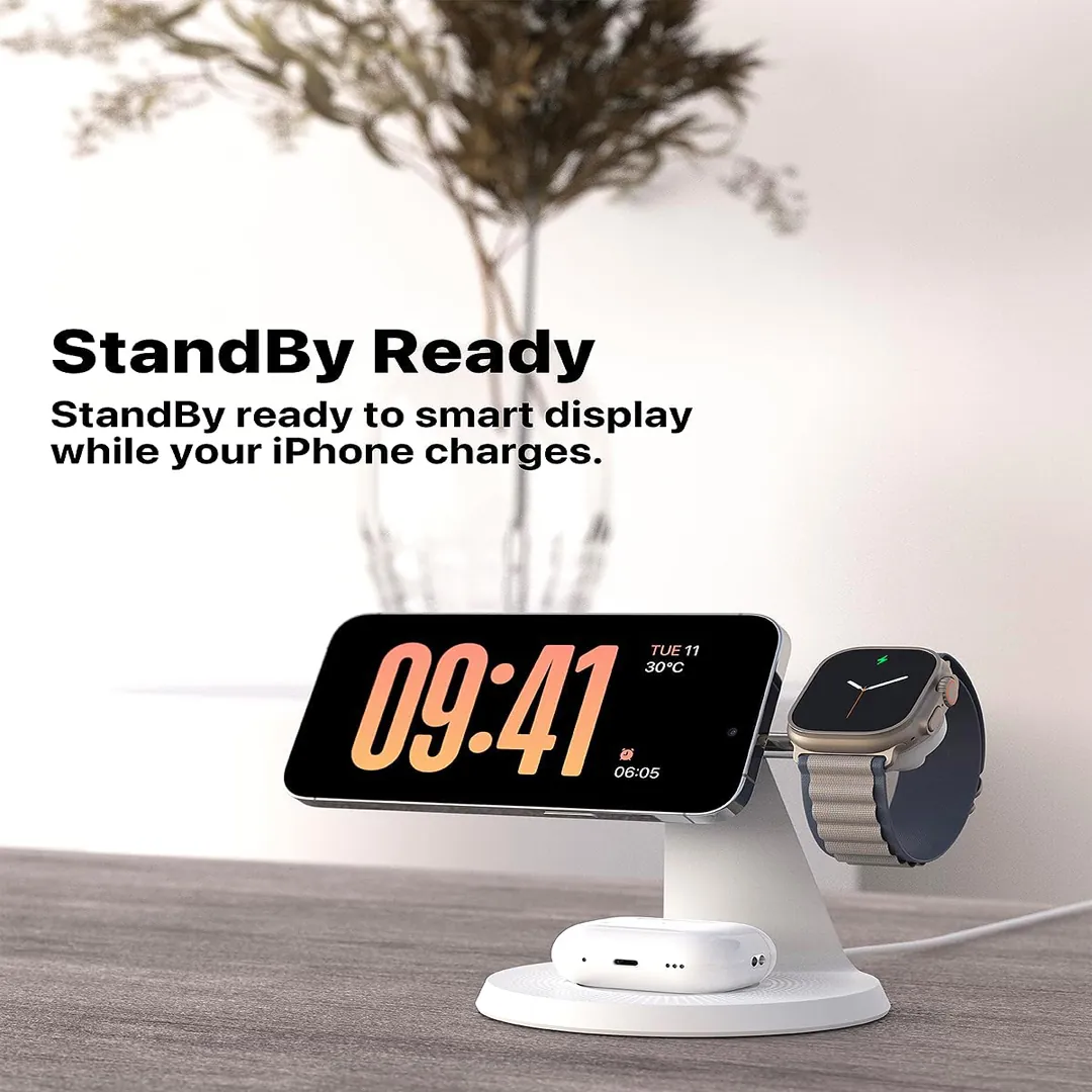3 in 1 wireless charging station product image