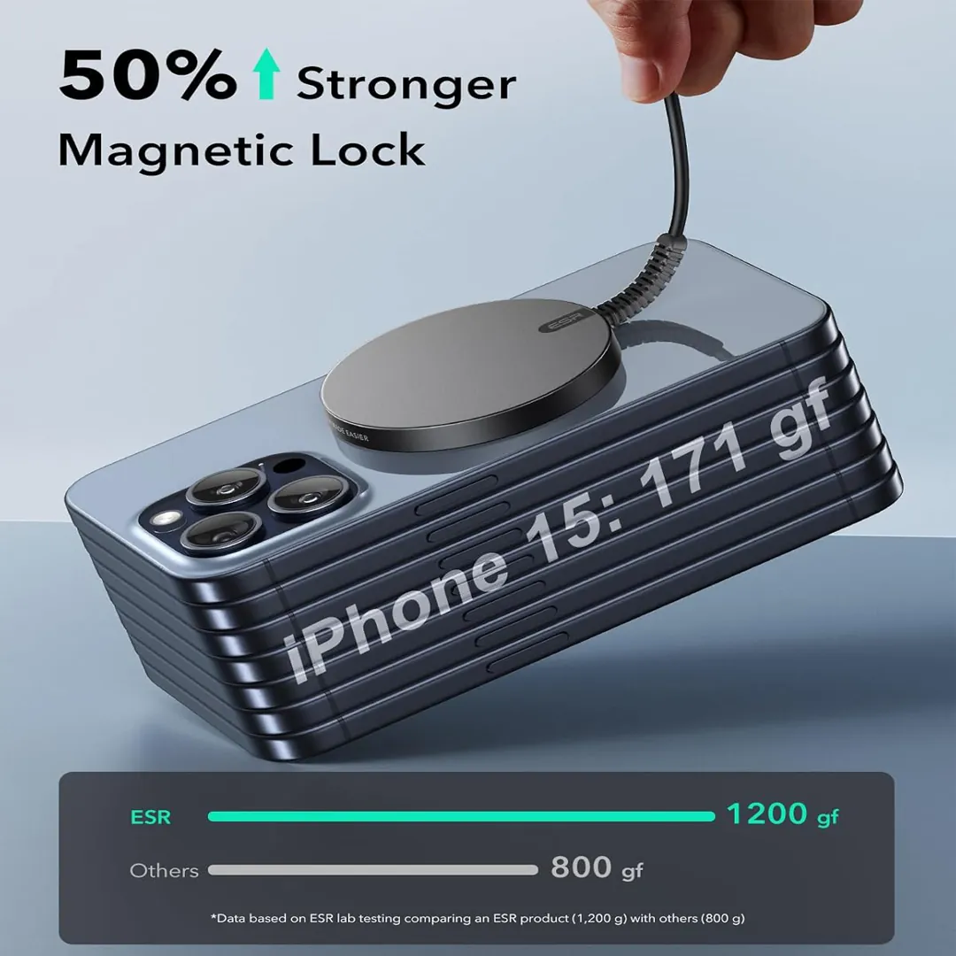 ESR MagSafe charger wireless charging pad black product image
