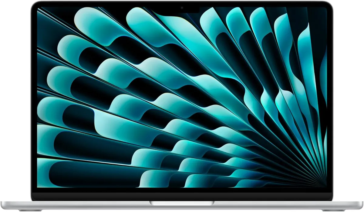 Apple MacBook Air with M4 chip in Silver finish, premium laptop for productivity and study