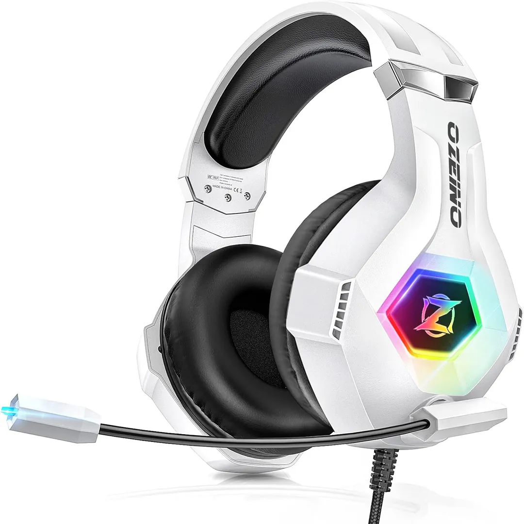 Ozeino gaming headset white product image
