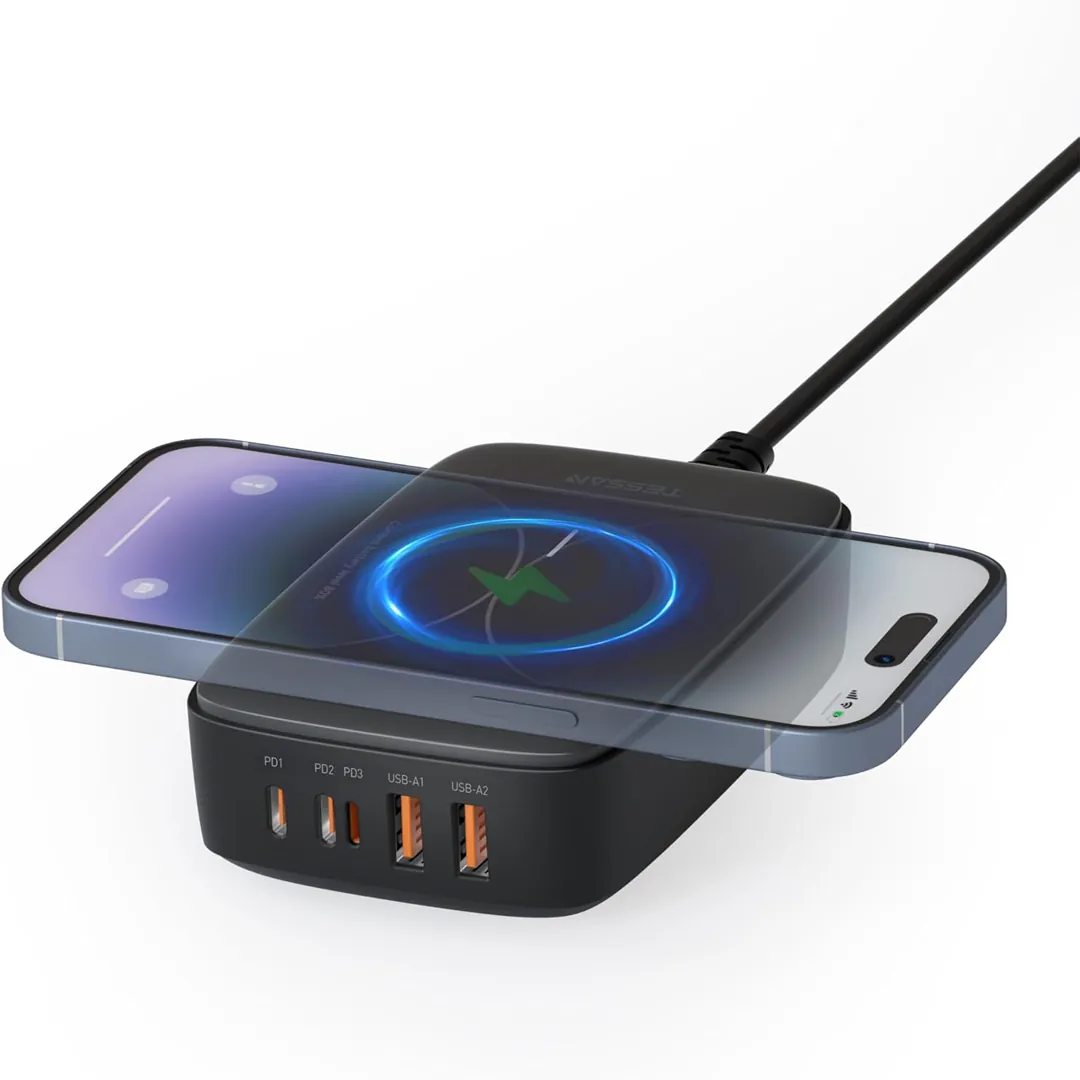 TESSAN wireless charging station for multiple devices product card image