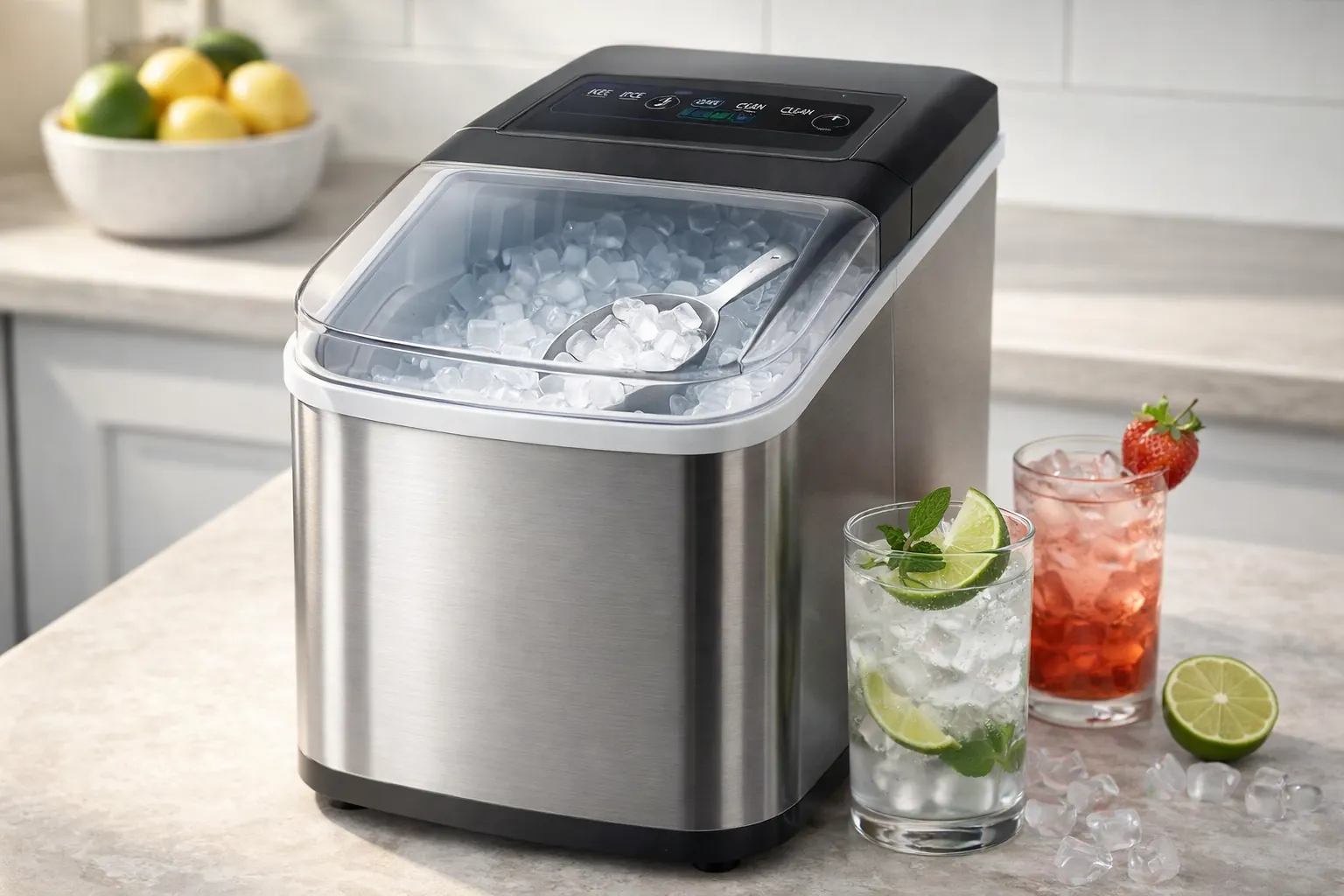 Countertop ice maker demo image
