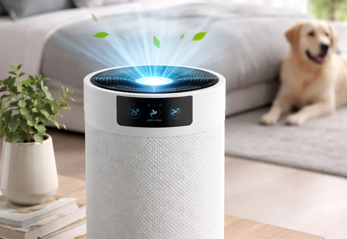 HEPA air purifier demo image