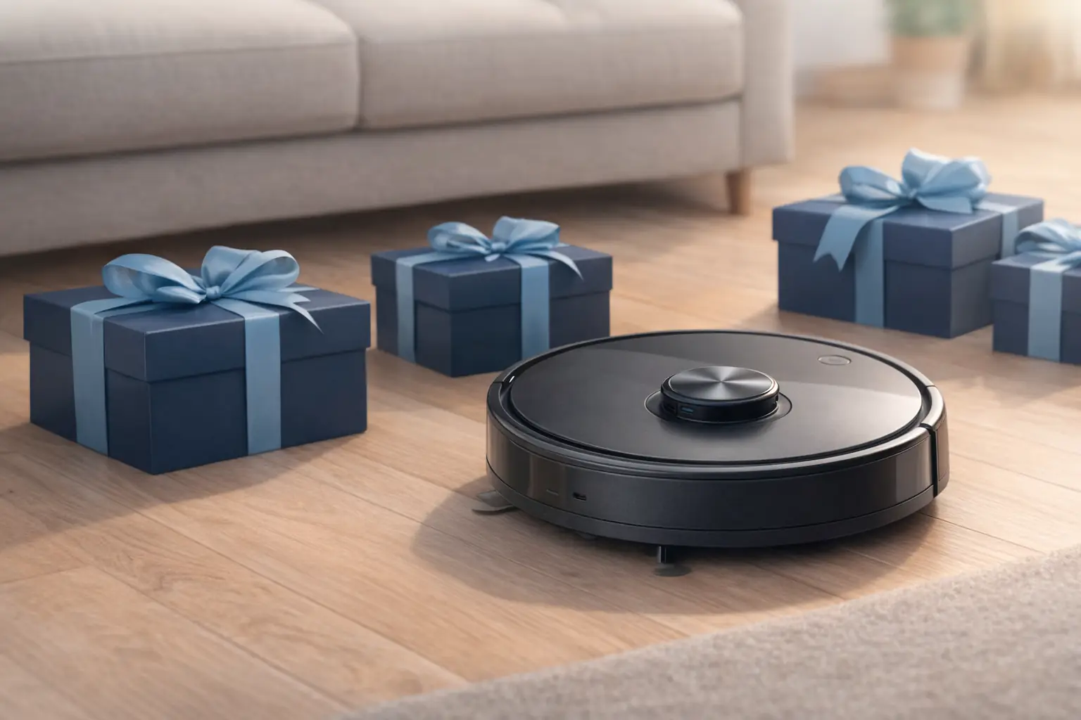 Robot vacuum cleaner demo image